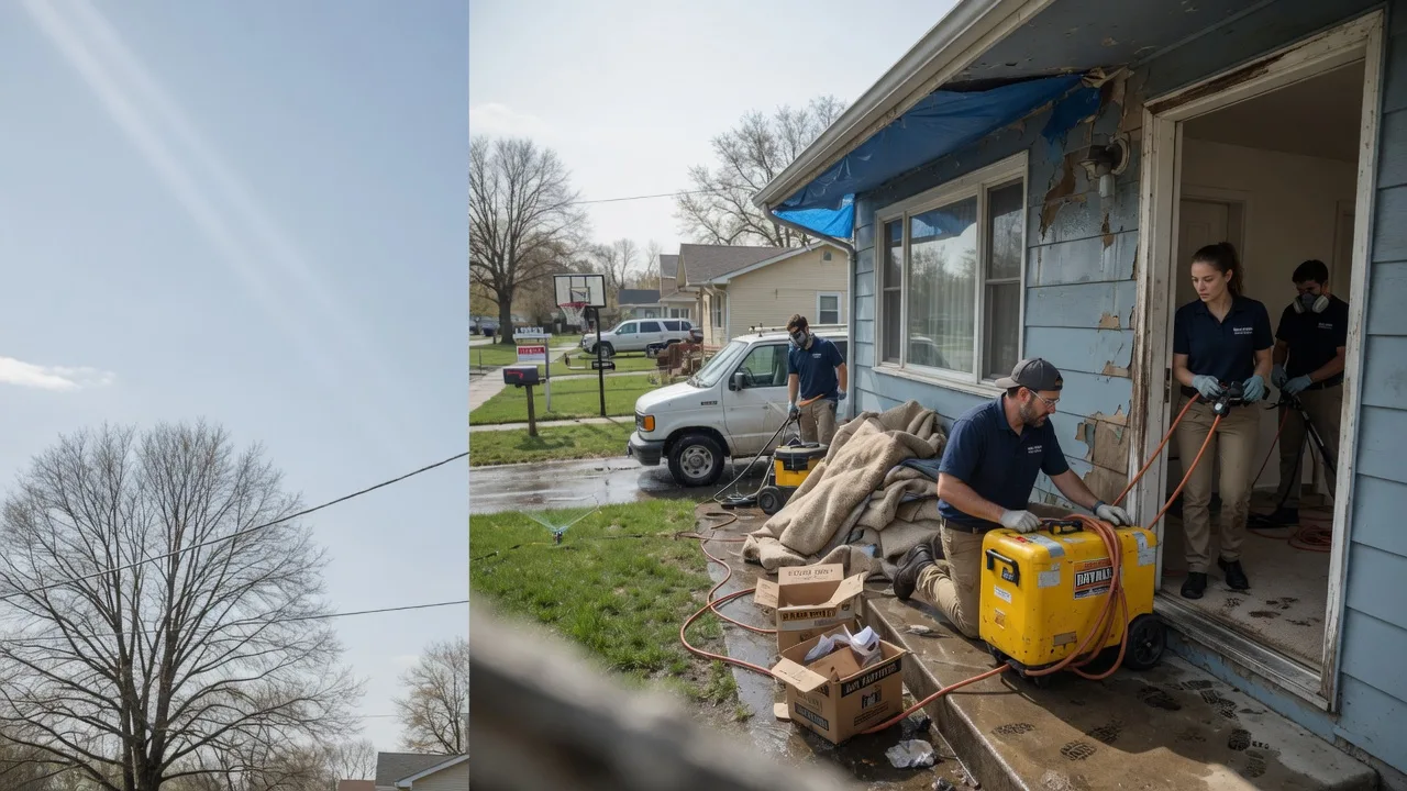Basement Flood Cleanup in Marshall, WI near me